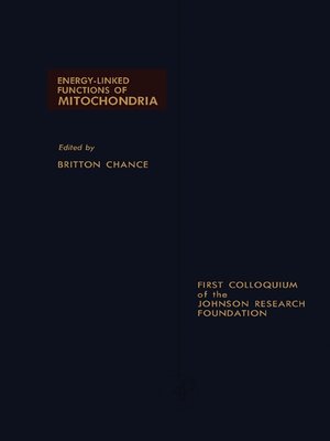 cover image of Energy-Linked Functions of Mitochondria